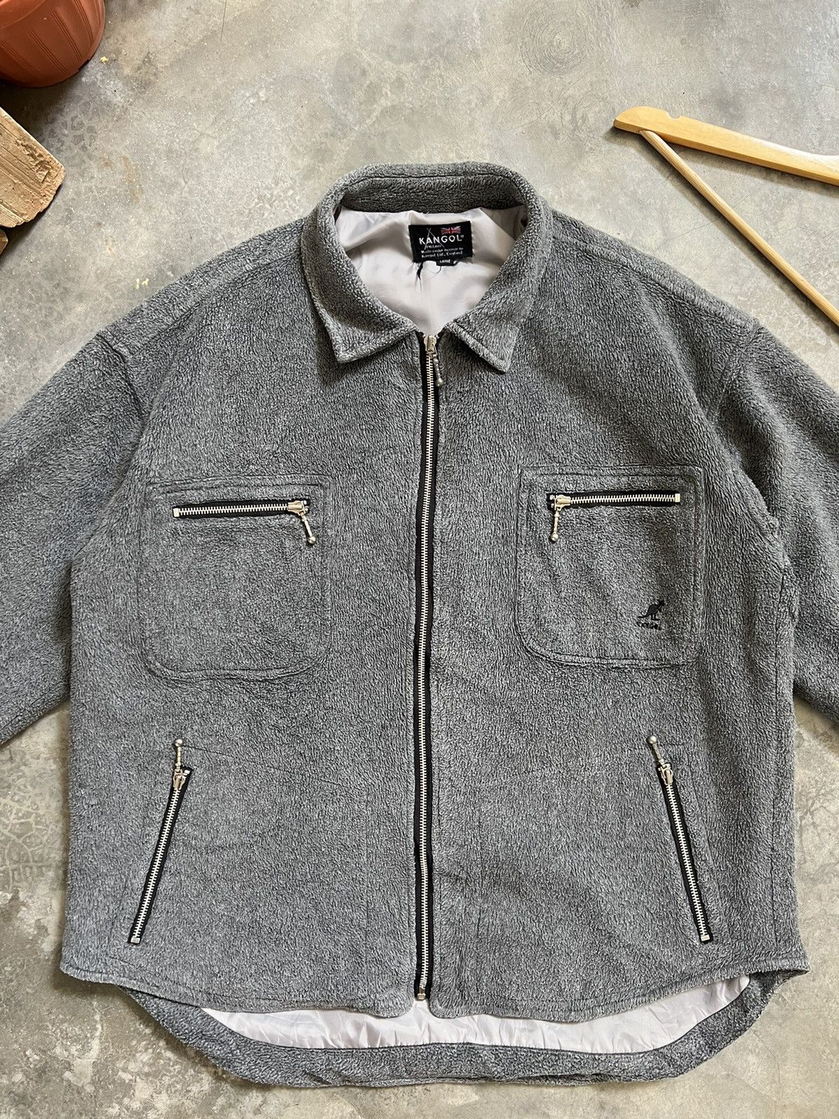 Kangol × Vintage Vintage 🔥 Kangol Fleece Jacket Size US L / EU 52-54 / 3 - 2 Thumbnail
