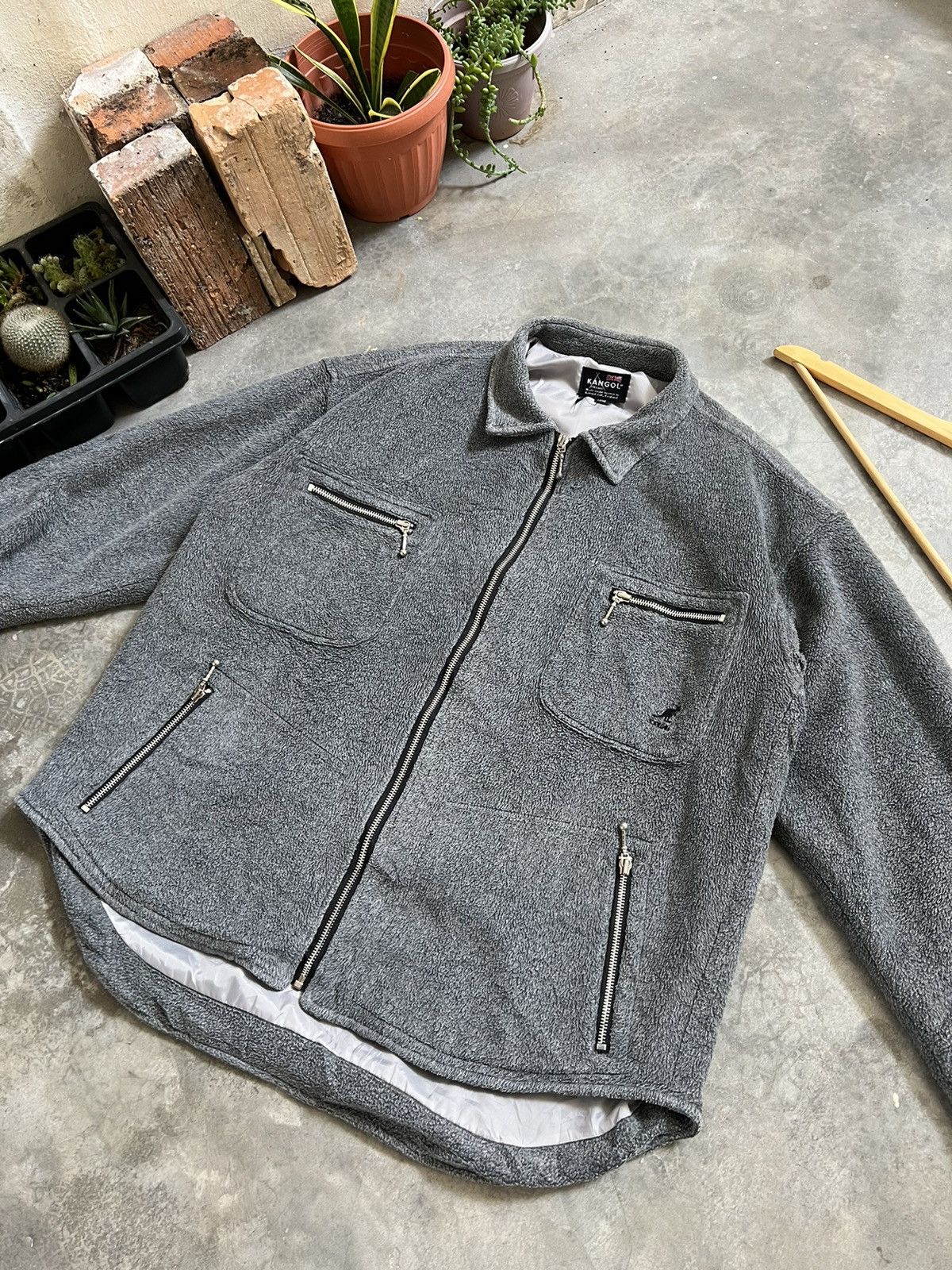 Kangol × Vintage Vintage 🔥 Kangol Fleece Jacket Size US L / EU 52-54 / 3 - 3 Thumbnail