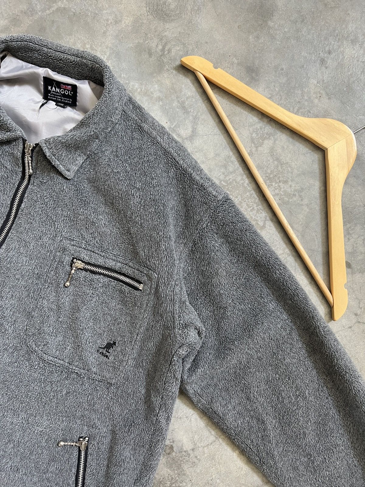 Kangol × Vintage Vintage 🔥 Kangol Fleece Jacket Size US L / EU 52-54 / 3 - 6 Thumbnail