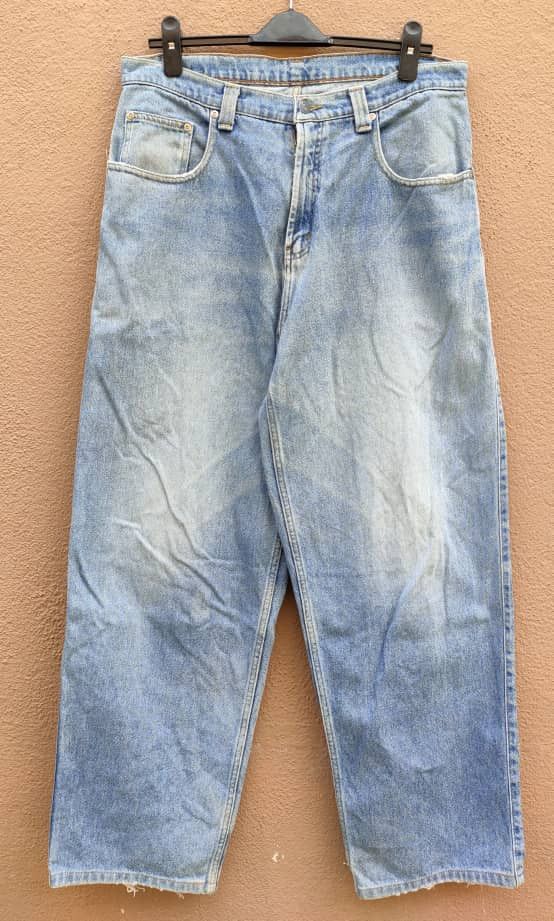 Fila × JNCO × Vintage Vintage Fila Denim Baggy Jeans Size US 34 / EU 50 - 1 Thumbnail