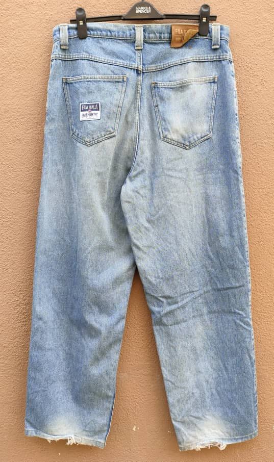 Fila × JNCO × Vintage Vintage Fila Denim Baggy Jeans Size US 34 / EU 50 - 2 Thumbnail