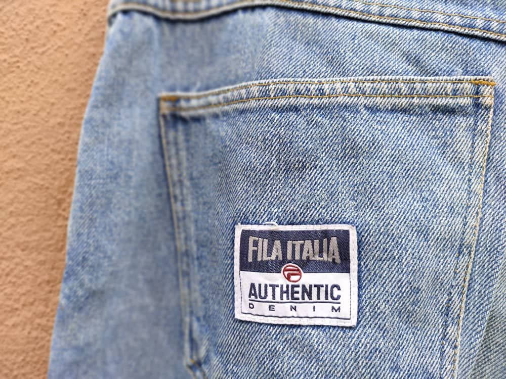 Fila × JNCO × Vintage Vintage Fila Denim Baggy Jeans Size US 34 / EU 50 - 5 Thumbnail