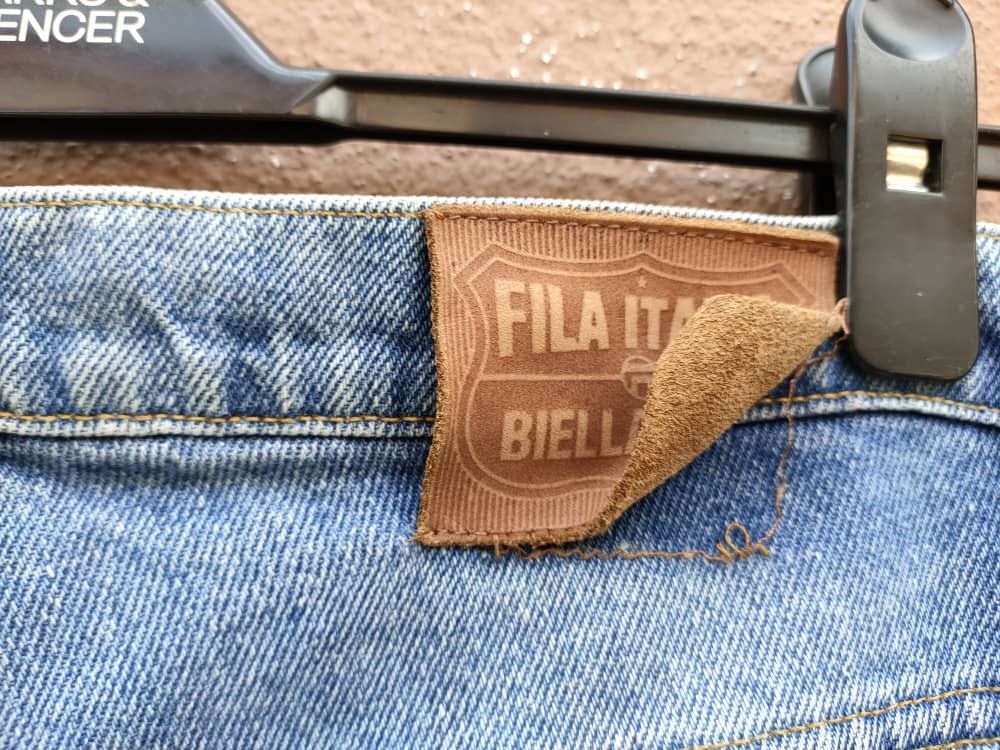Fila × JNCO × Vintage Vintage Fila Denim Baggy Jeans Size US 34 / EU 50 - 4 Thumbnail