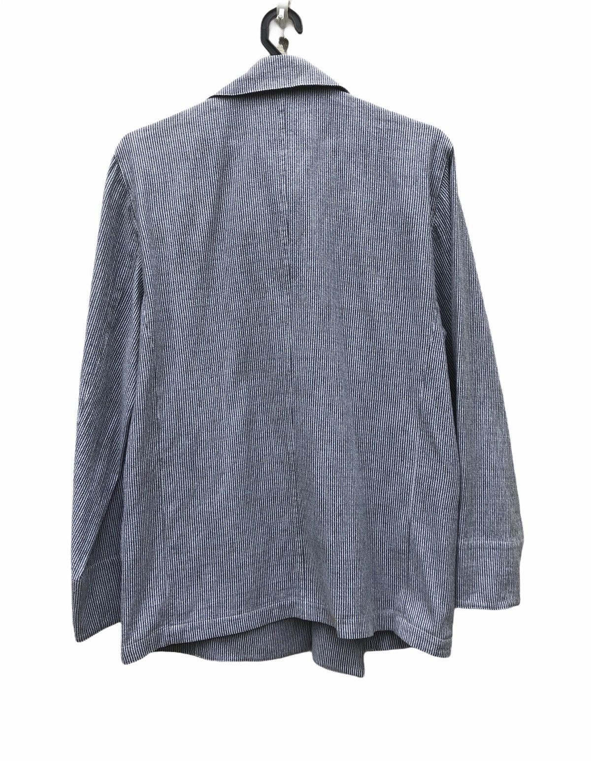 Issey Miyake × Vintage 🔥END SALE❌ Vtg I.S Issey Miyake Hickory Coat Jacket Size 38L - 2 Thumbnail