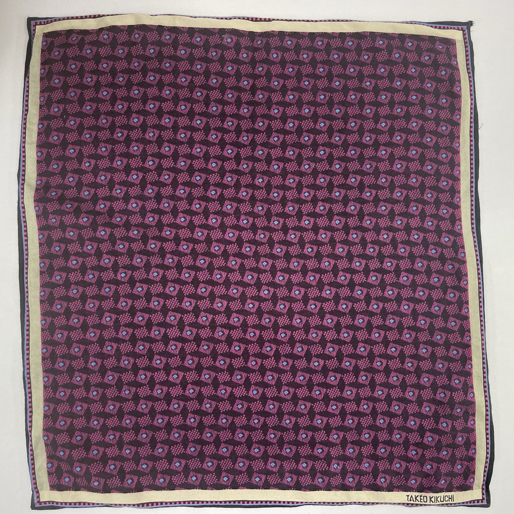 Takeo Kikuchi Vintage Takeo Kikuchi Headscarf/Neckerchief-4090 Size ONE SIZE - 6 Thumbnail