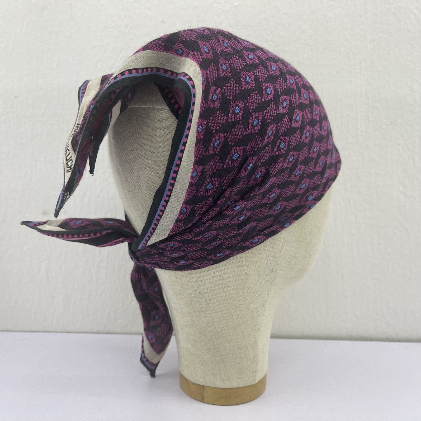 Takeo Kikuchi Vintage Takeo Kikuchi Headscarf/Neckerchief-4090 Size ONE SIZE - 5 Thumbnail