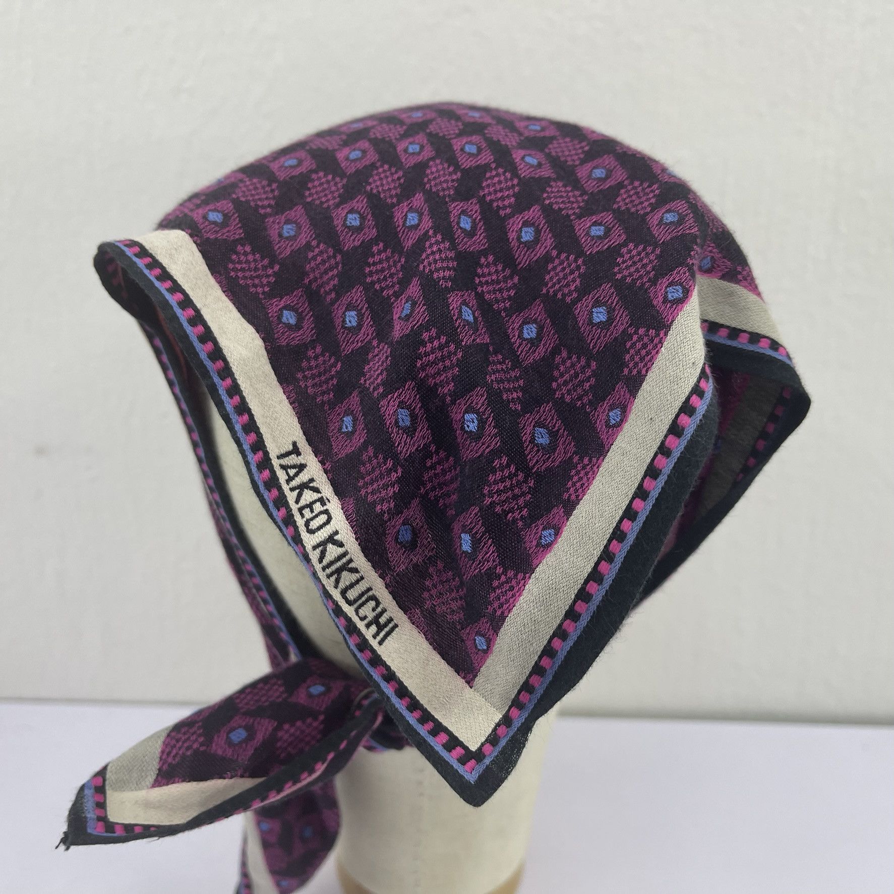 Takeo Kikuchi Vintage Takeo Kikuchi Headscarf/Neckerchief-4090 Size ONE SIZE - 4 Thumbnail