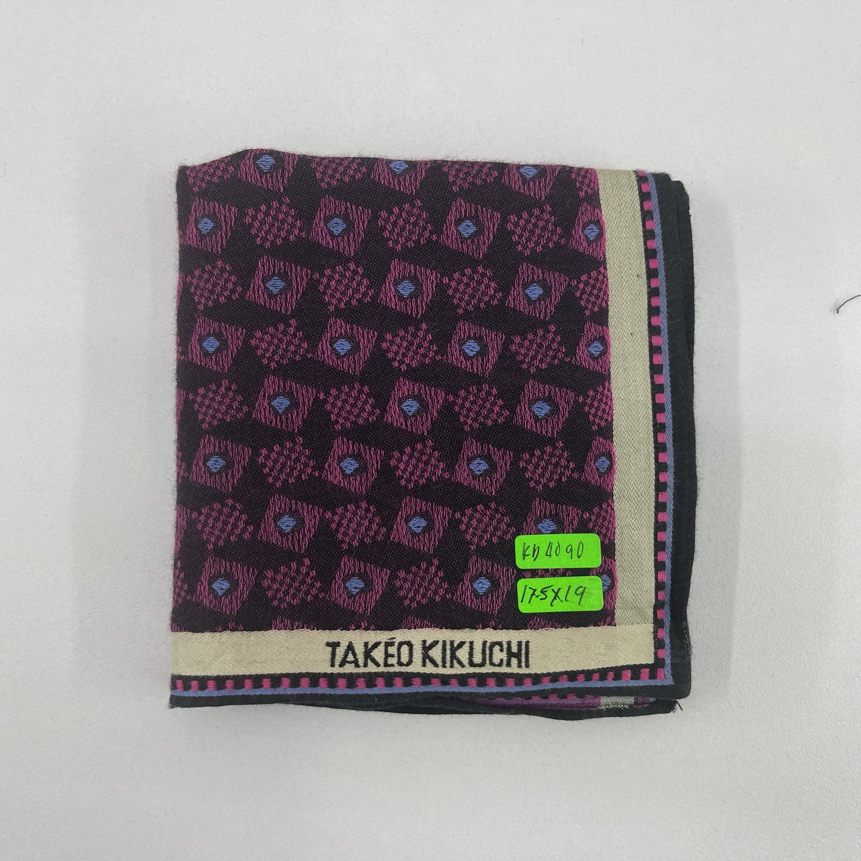 Takeo Kikuchi Vintage Takeo Kikuchi Headscarf/Neckerchief-4090 Size ONE SIZE - 8 Thumbnail