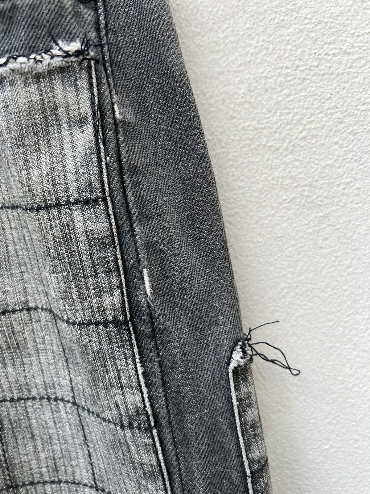 Neighborhood × Vintage Vintage 2002 Neighborhood Japan Patchwork Denim Black Jeans Size US 33 - 11 Thumbnail
