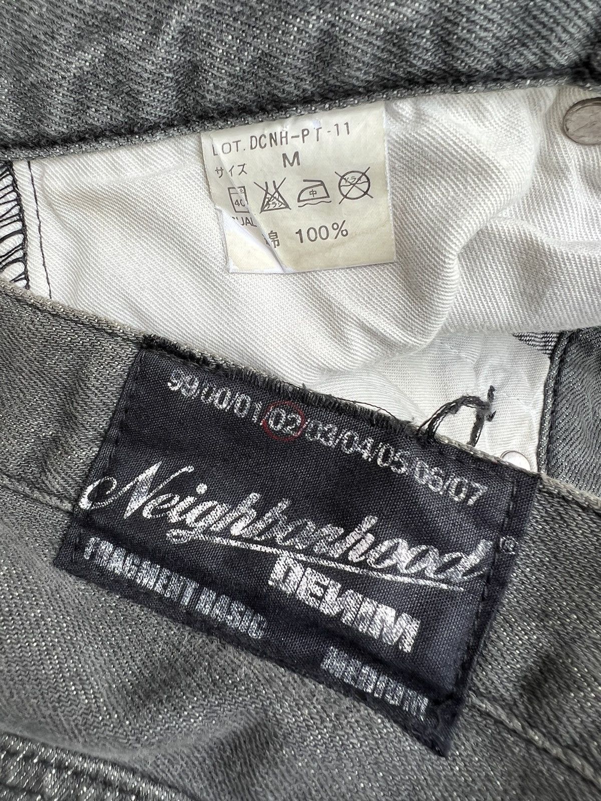 Neighborhood × Vintage Vintage 2002 Neighborhood Japan Patchwork Denim Black Jeans Size US 33 - 20 Thumbnail