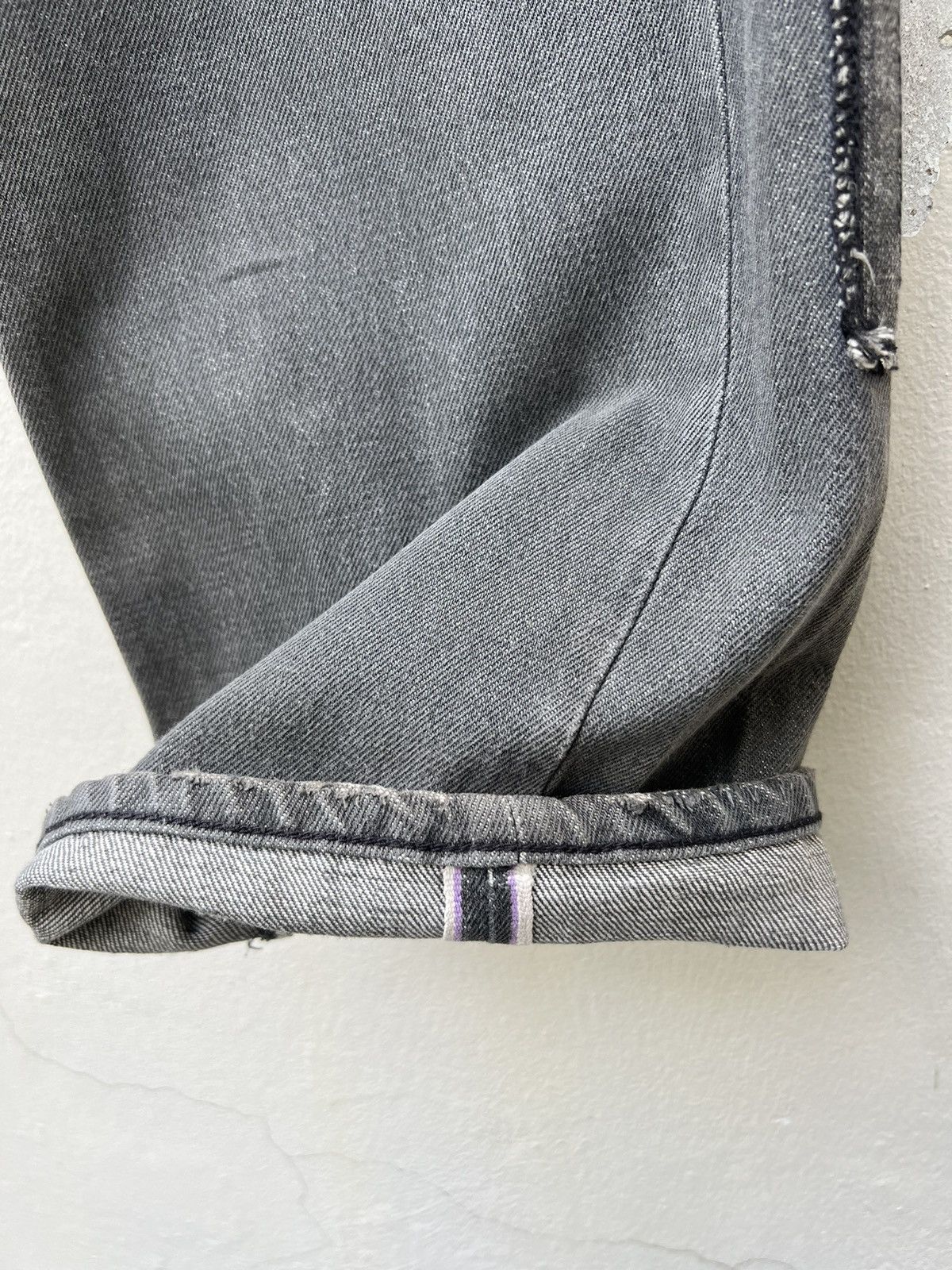 Neighborhood × Vintage Vintage 2002 Neighborhood Japan Patchwork Denim Black Jeans Size US 33 - 13 Thumbnail