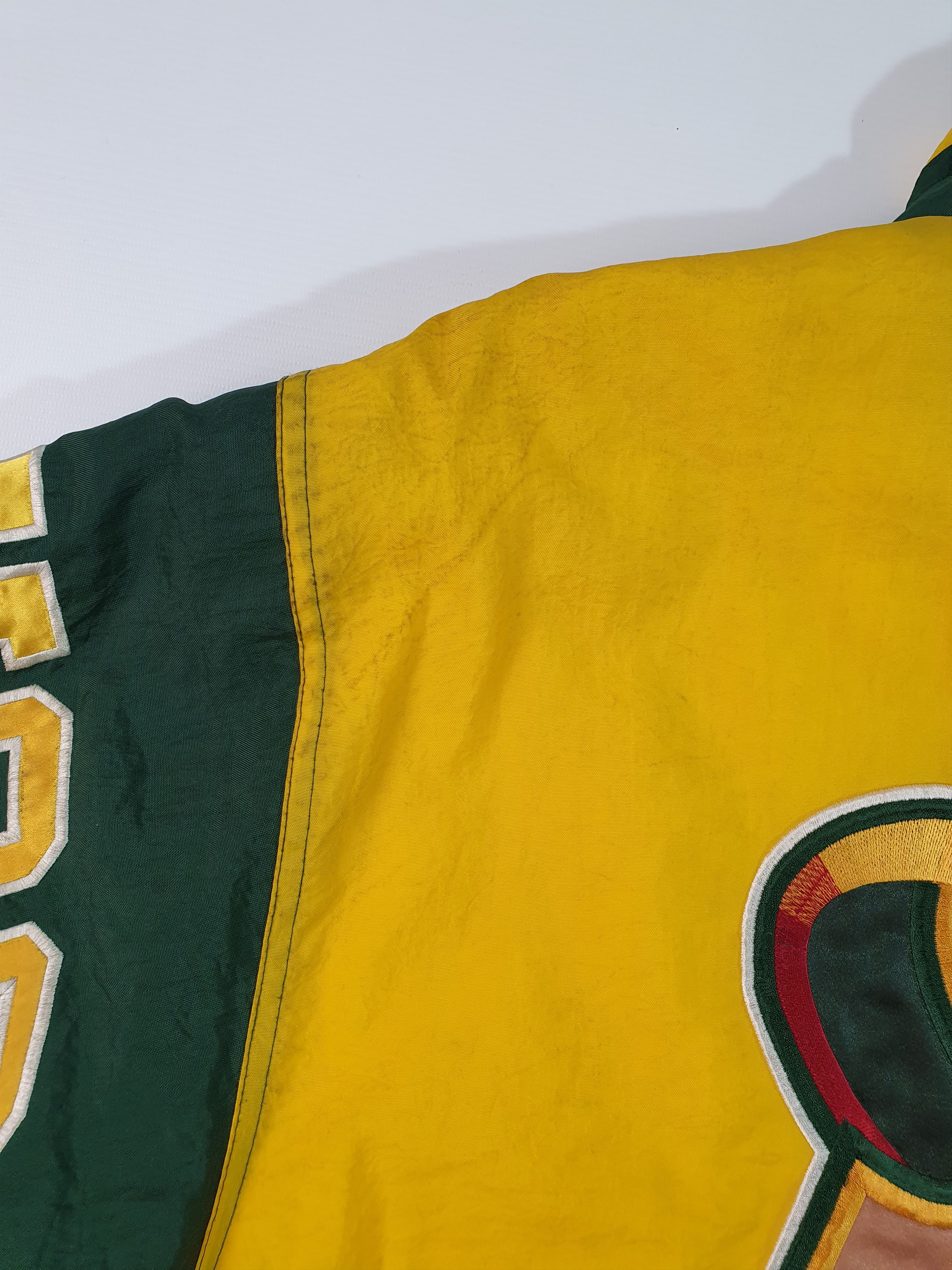 NBA × Starter × Vintage 1994 Seattle Sonics NBA Basketball Bomber Nylon Jacket Size US L / EU 52-54 / 3 - 13 Thumbnail