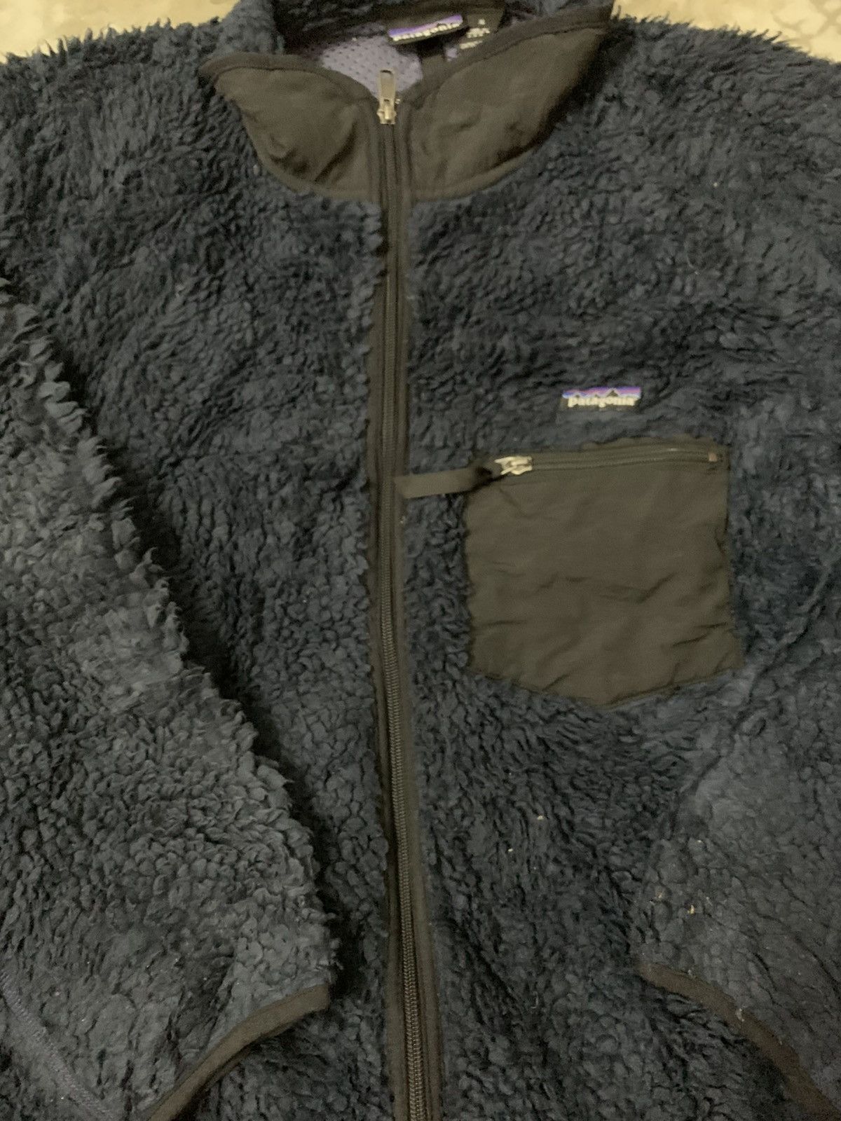 Patagonia × Vintage Vintage Deep Pile Retro Patagonia Fleece Jacket Size US XL / EU 56 / 4 - 4 Thumbnail