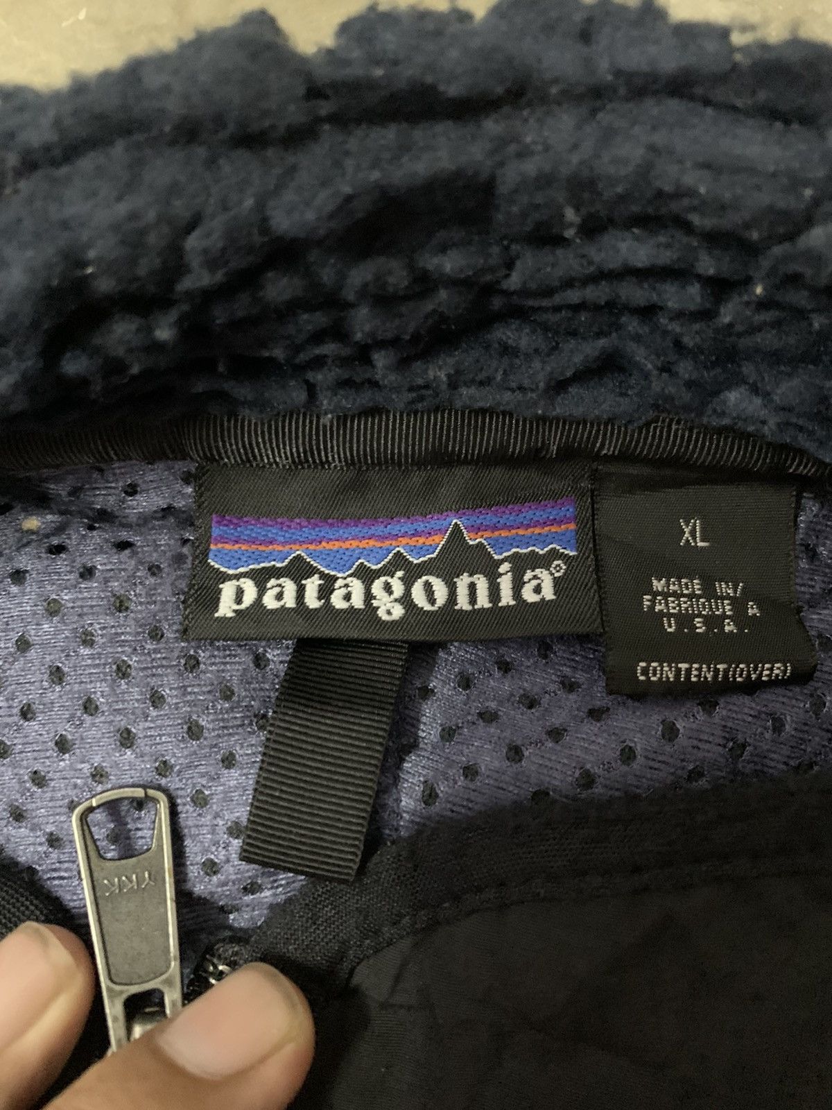 Patagonia × Vintage Vintage Deep Pile Retro Patagonia Fleece Jacket Size US XL / EU 56 / 4 - 5 Thumbnail