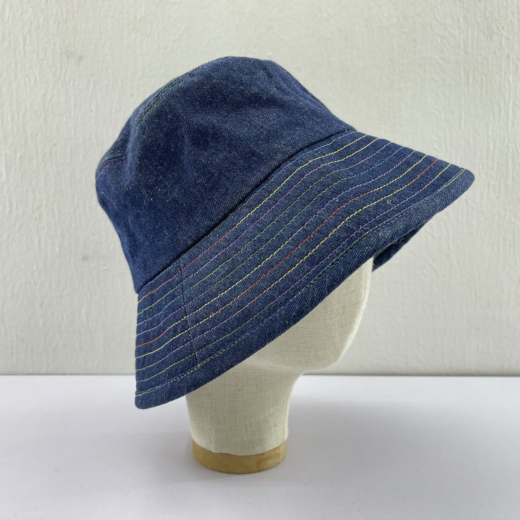 Other Unknown Multicolor Stitch Nice Bucket Hats-BH3010 Size ONE SIZE - 3 Thumbnail