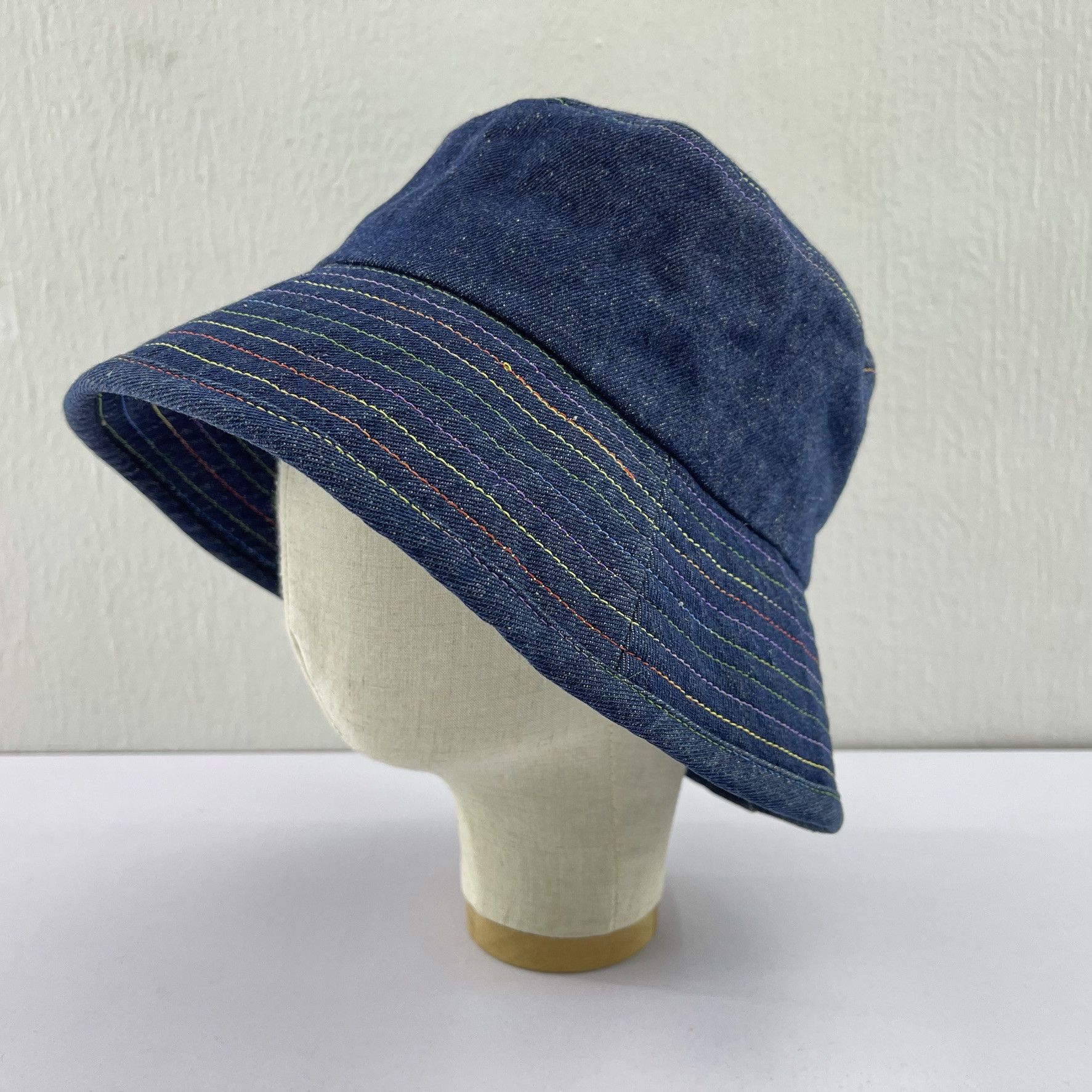Other Unknown Multicolor Stitch Nice Bucket Hats-BH3010 Size ONE SIZE - 2 Thumbnail