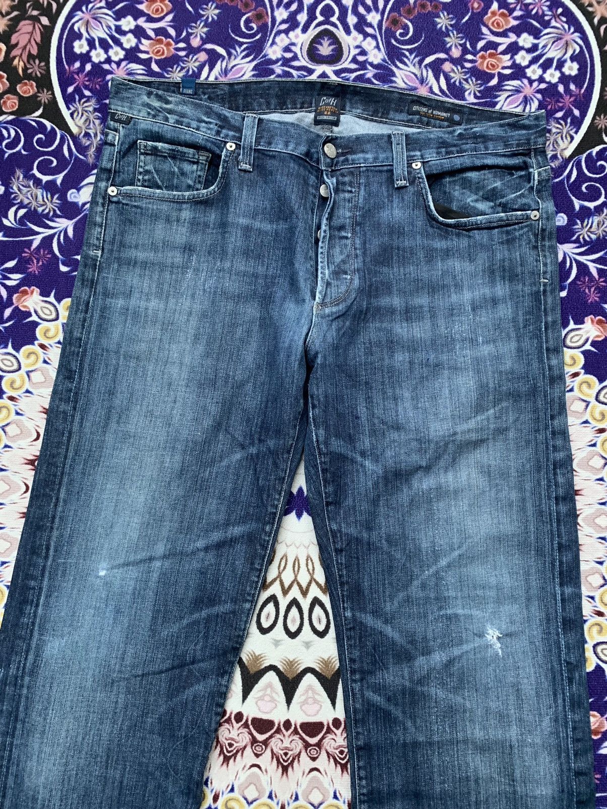 Citizens Of Humanity Vintage Citizan Of Humanity Distressed Denim Size US 38 / EU 54 - 2 Thumbnail