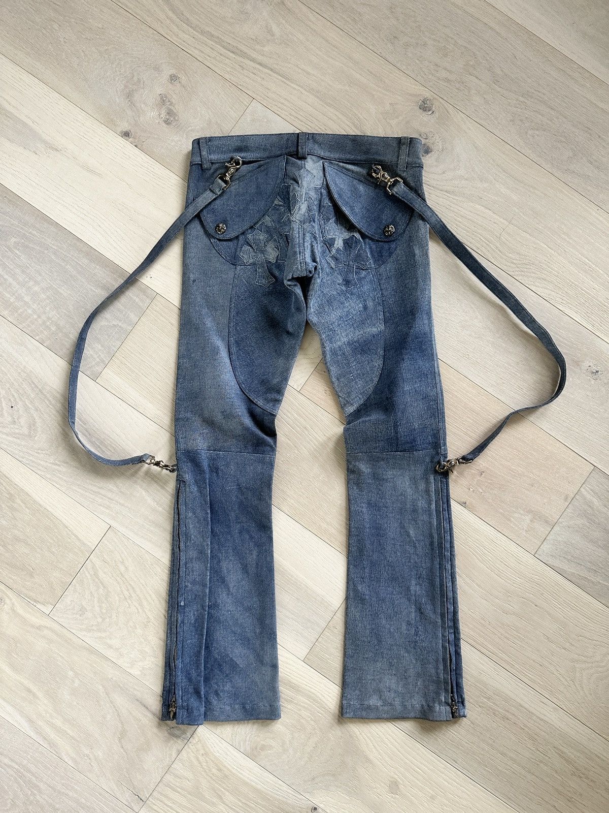 Chrome Hearts Stingray(!?) Leather Pants