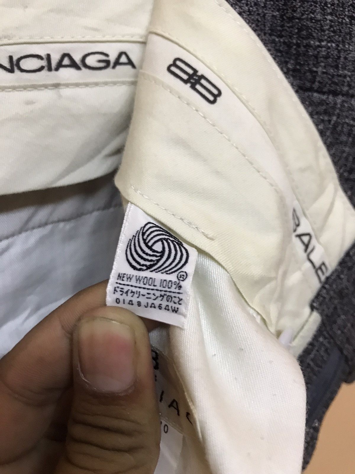 Balenciaga ‼️VTG BALENCIAGA WOOL STRIPE FORMAL TROUSERS JAPAN Size US 38 / EU 54 - 13 Thumbnail