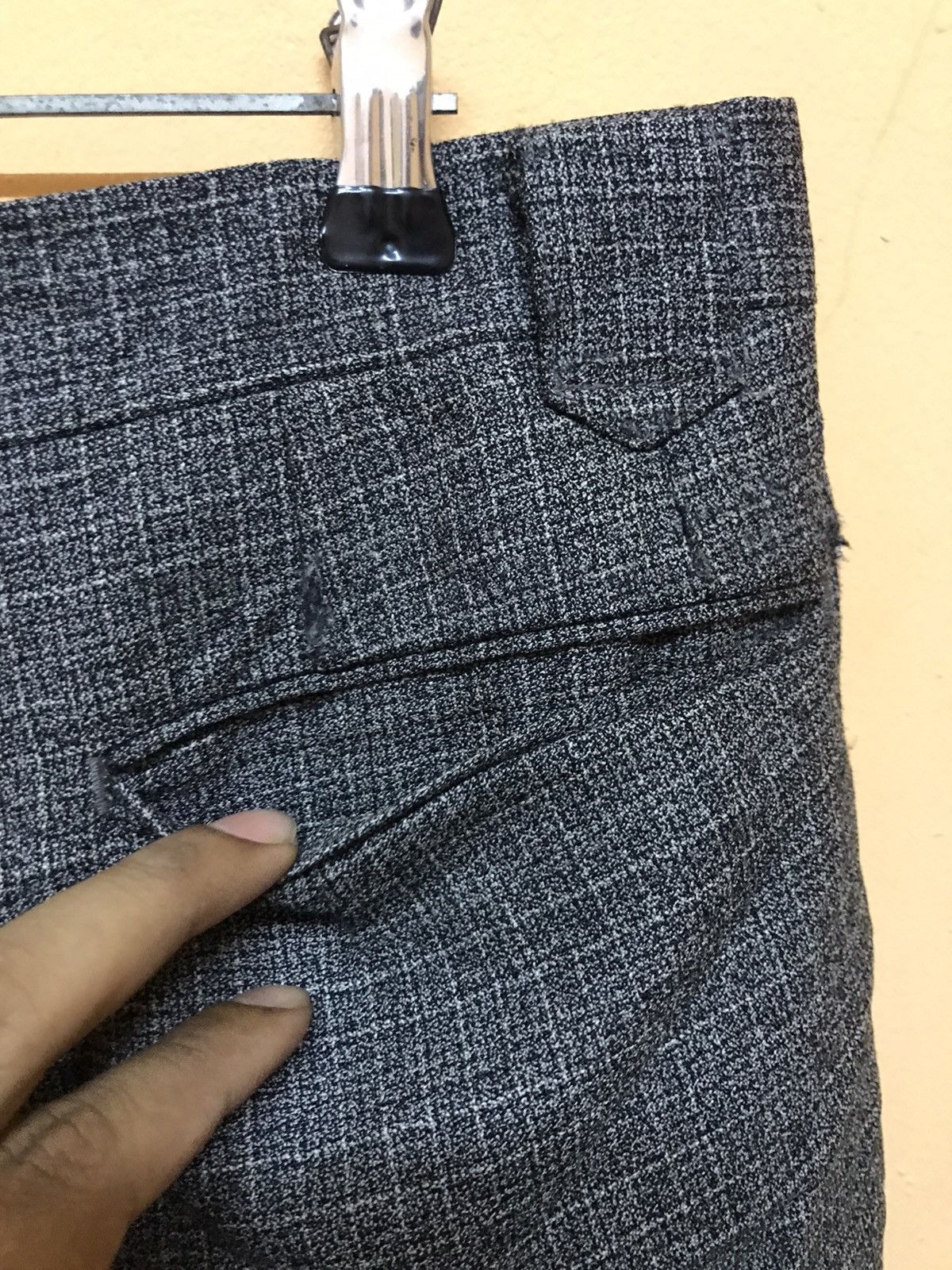 Balenciaga ‼️VTG BALENCIAGA WOOL STRIPE FORMAL TROUSERS JAPAN Size US 38 / EU 54 - 9 Thumbnail
