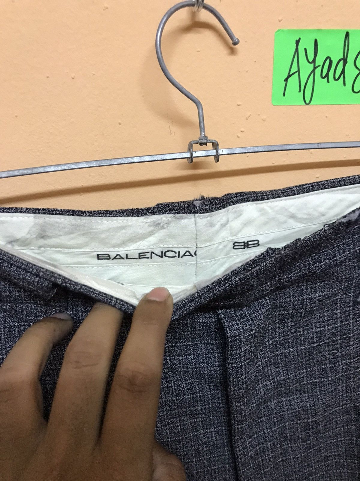 Balenciaga ‼️VTG BALENCIAGA WOOL STRIPE FORMAL TROUSERS JAPAN Size US 38 / EU 54 - 10 Thumbnail