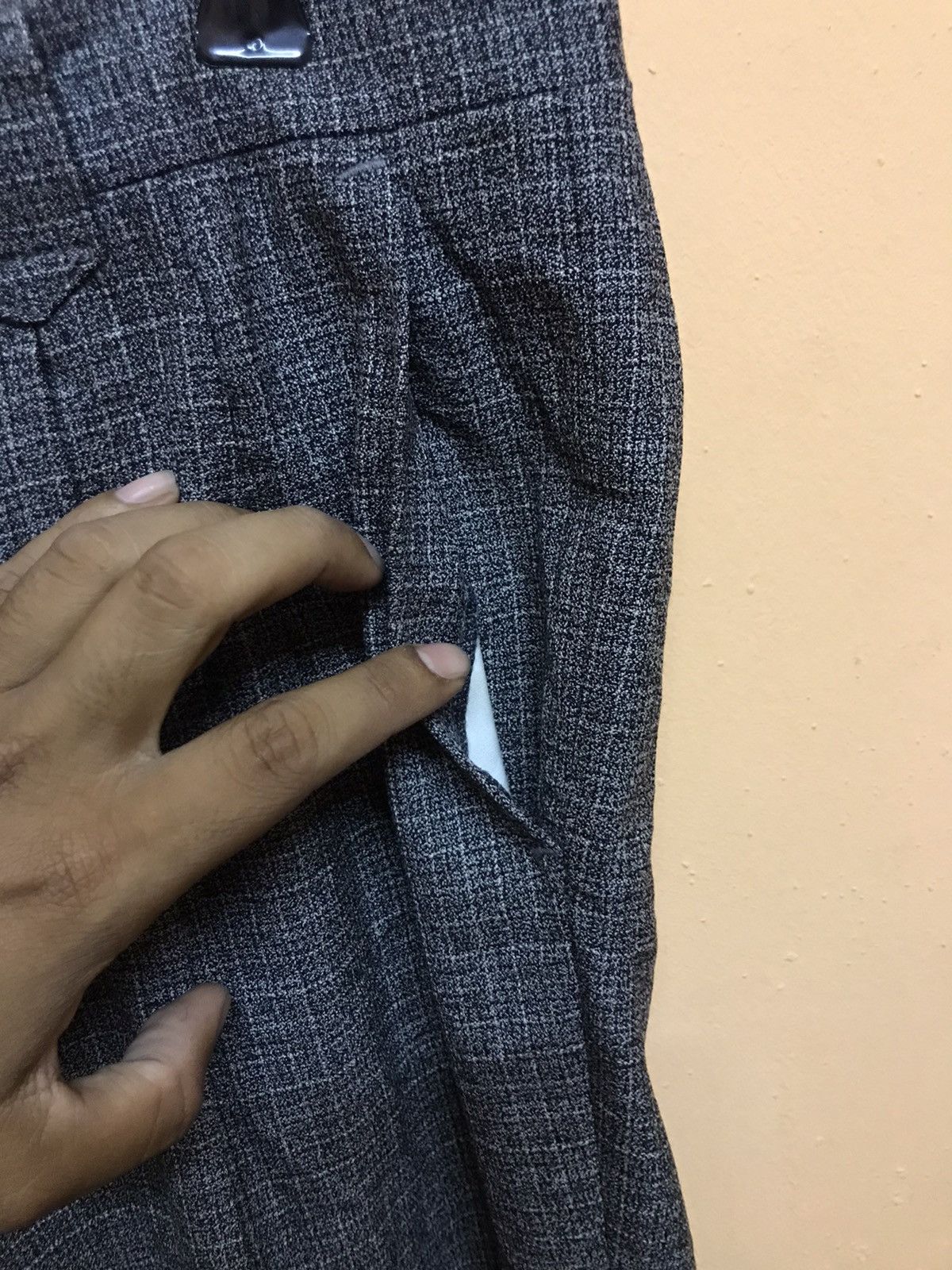 Balenciaga ‼️VTG BALENCIAGA WOOL STRIPE FORMAL TROUSERS JAPAN Size US 38 / EU 54 - 4 Thumbnail