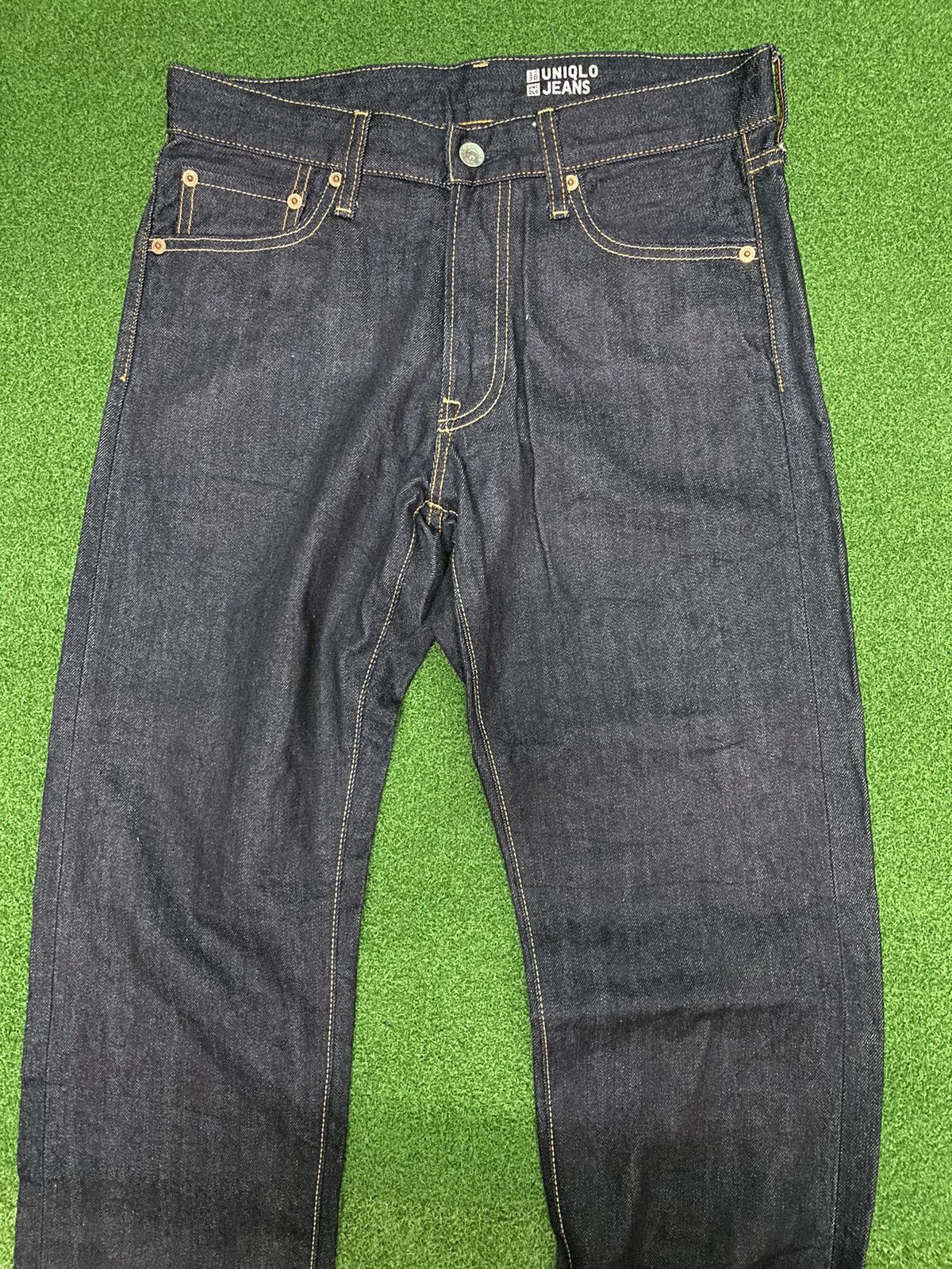 Japanese Brand UNIQLO SELVAGE DENIM SIZE 29-30 Size US 29 - 2 Thumbnail
