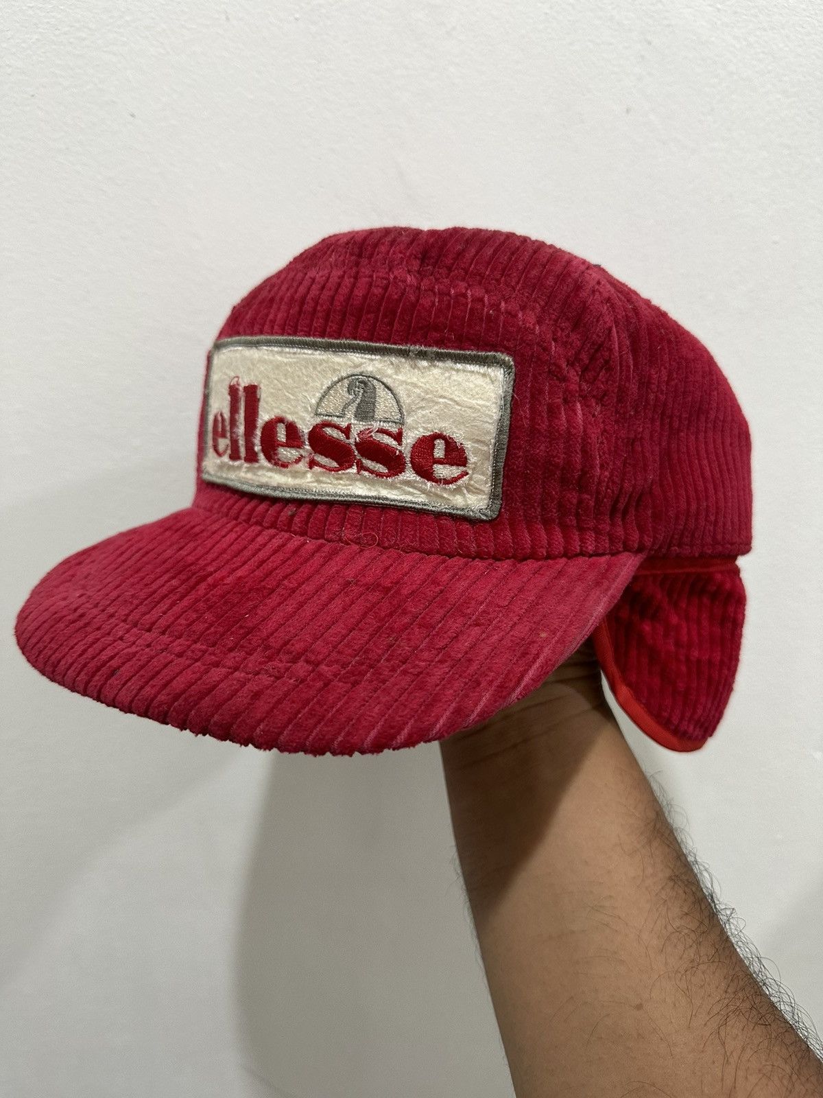 Ellesse × Vintage VTG 90’s Distress Ellesse Box Logo Hat Size ONE SIZE - 5 Thumbnail