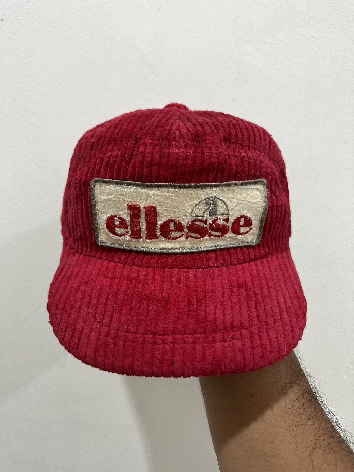 Ellesse × Vintage VTG 90’s Distress Ellesse Box Logo Hat Size ONE SIZE - 2 Thumbnail