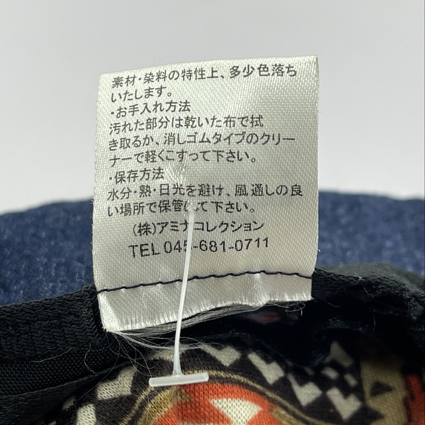 Japanese Brand Amina Denim Nice Design Bucket Hats-BH3327 Size ONE SIZE - 10 Thumbnail