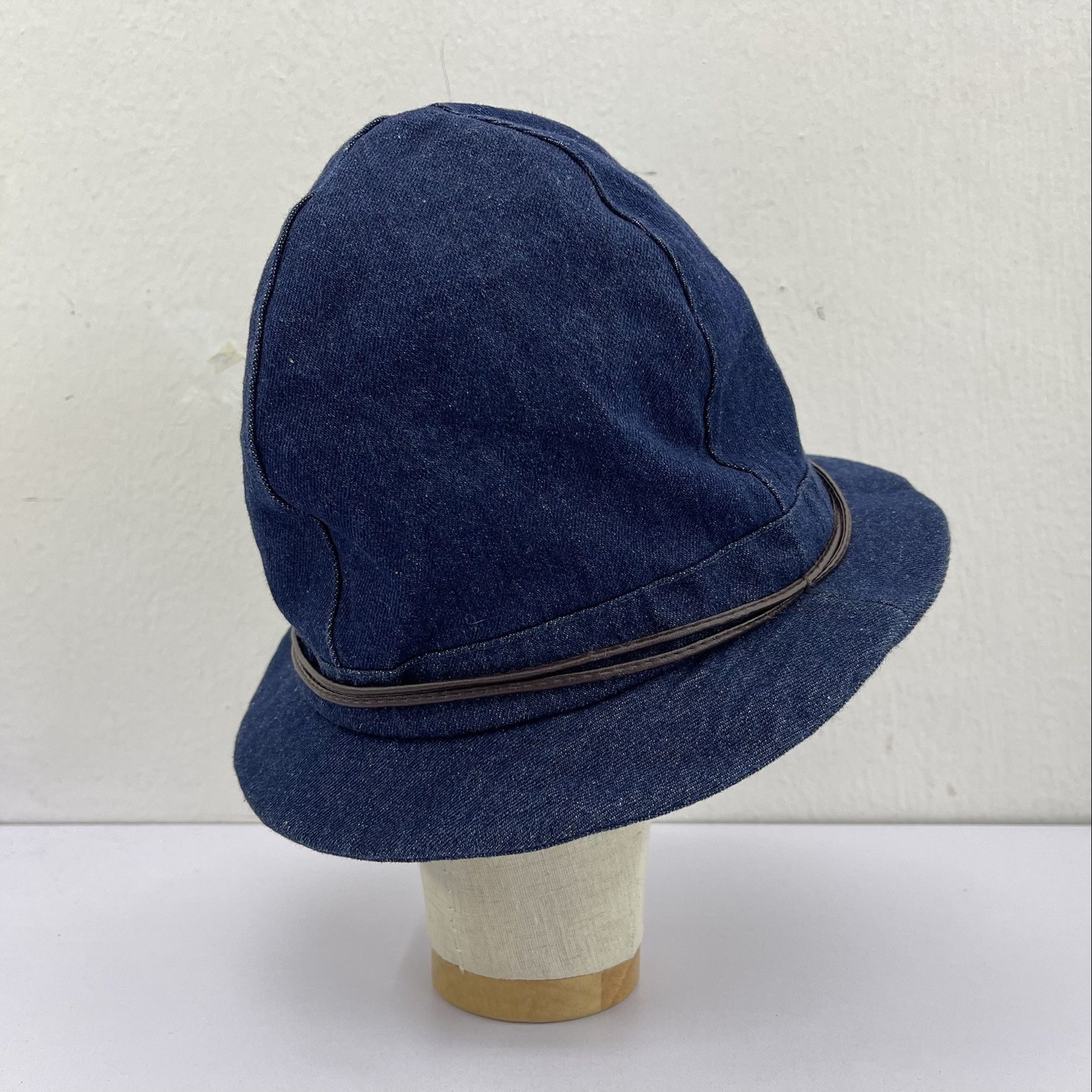 Japanese Brand Amina Denim Nice Design Bucket Hats-BH3327 Size ONE SIZE - 5 Thumbnail