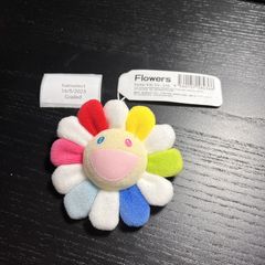 Takashi Murakami Plush Rainbow Flower Pin Brocch