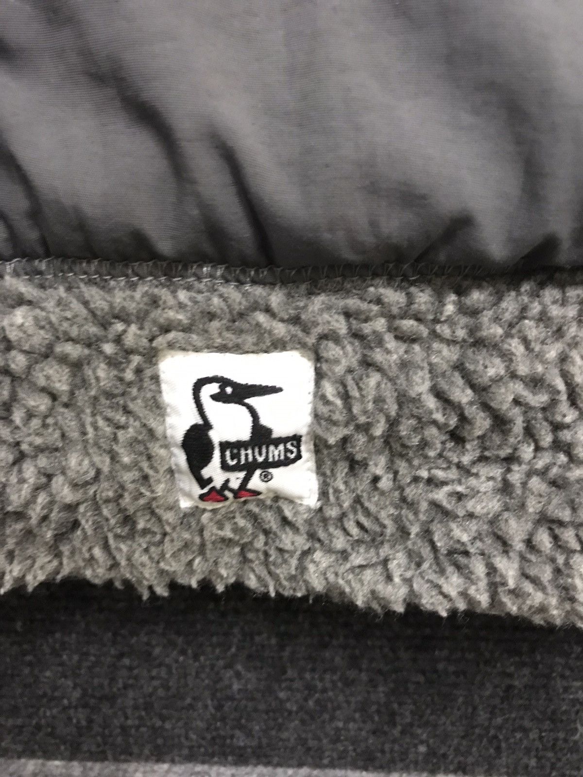 Chums CHUMS Grey Fleece Jacket Size L / US 10 / IT 46 - 5 Thumbnail