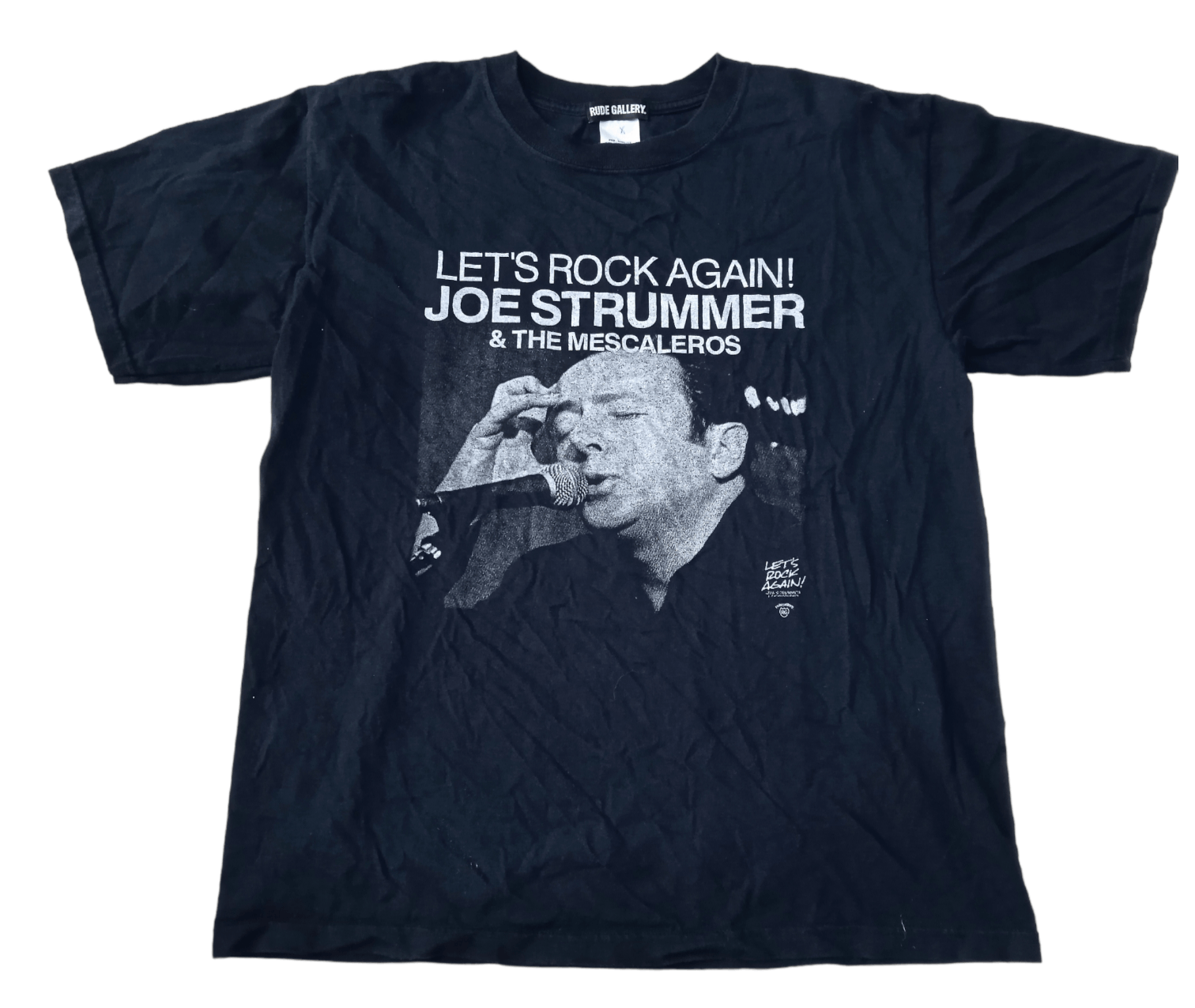 image of Band Tees x Vintage 2000S Joe Strummer And The Mescaleros T-Shirt in Black, Men's (Size Medium)