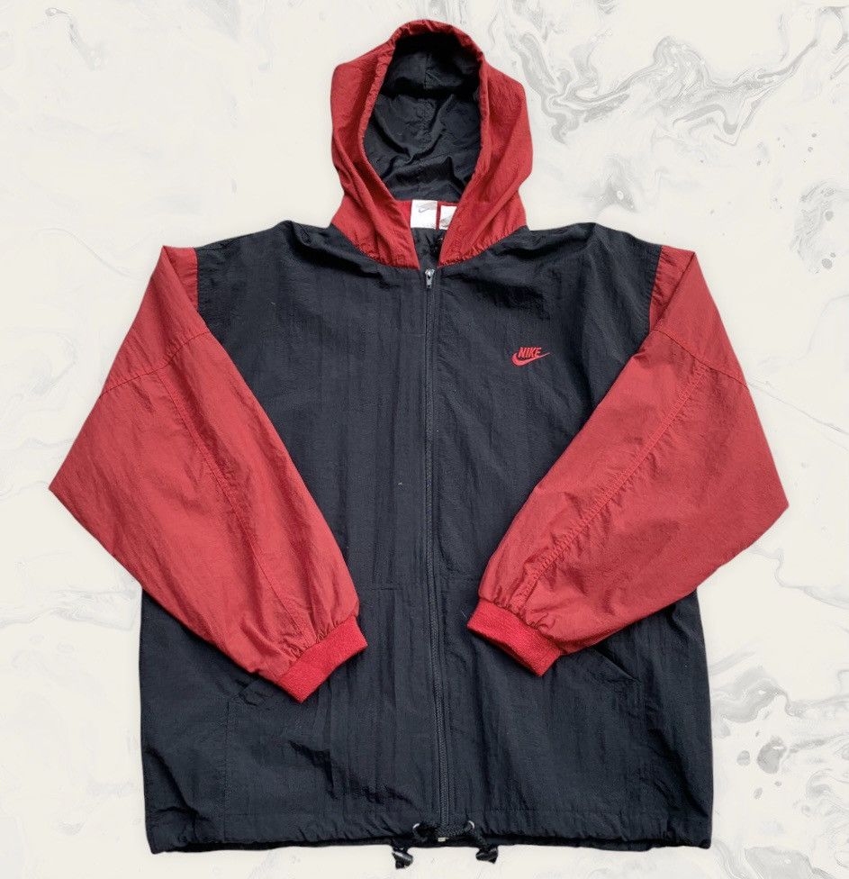 Nike × Vintage Vintage Nike Just Do It Nylon Windbreaker Jacket Size US L / EU 52-54 / 3 - 2 Thumbnail