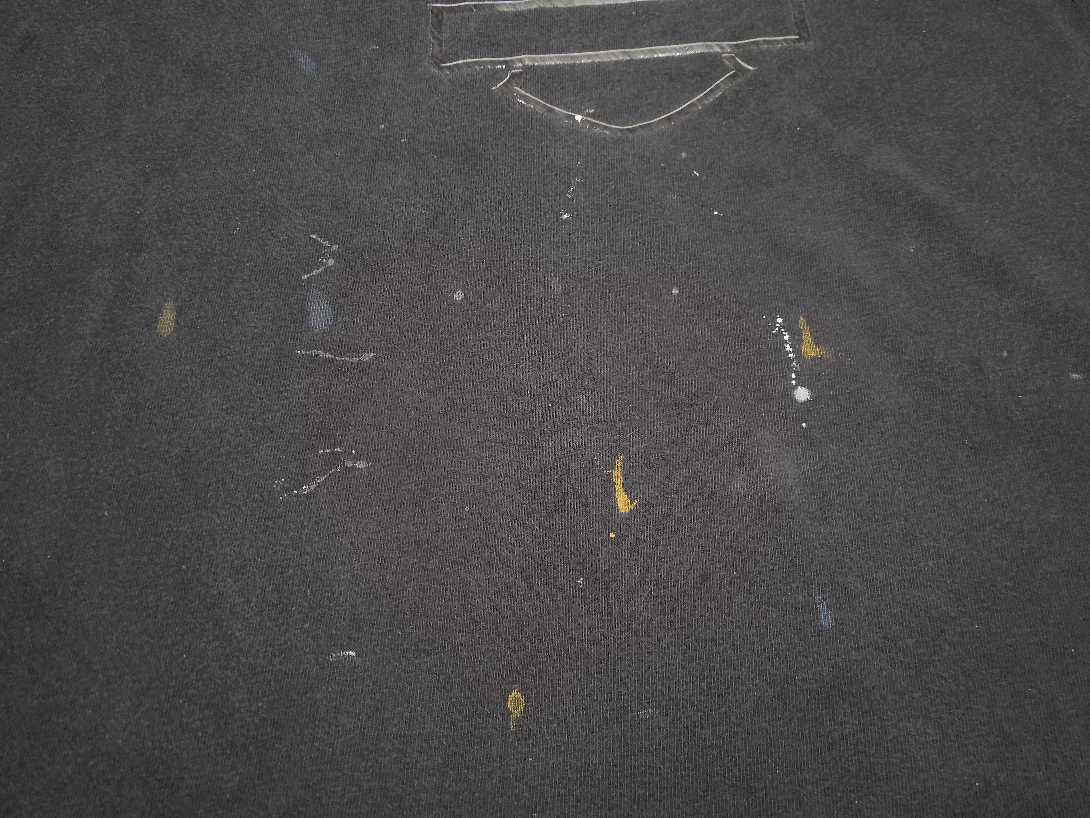 Harley Davidson Vintage 00s Thrashed Harley Davidson Painter T-Shirt Size US XL / EU 56 / 4 - 3 Thumbnail