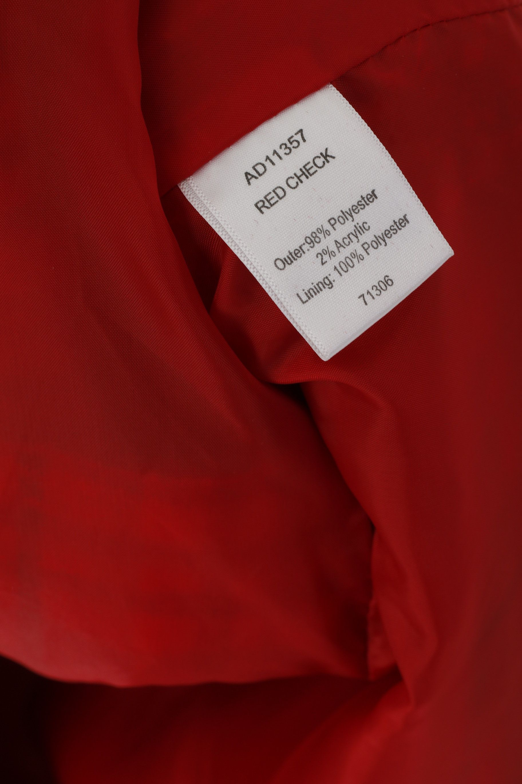 Cotton Traders Cotton Traders Women 16 XL Coat Red Check Fleece 3152 Size XL / US 12-14 / IT 48-50 - 5 Thumbnail