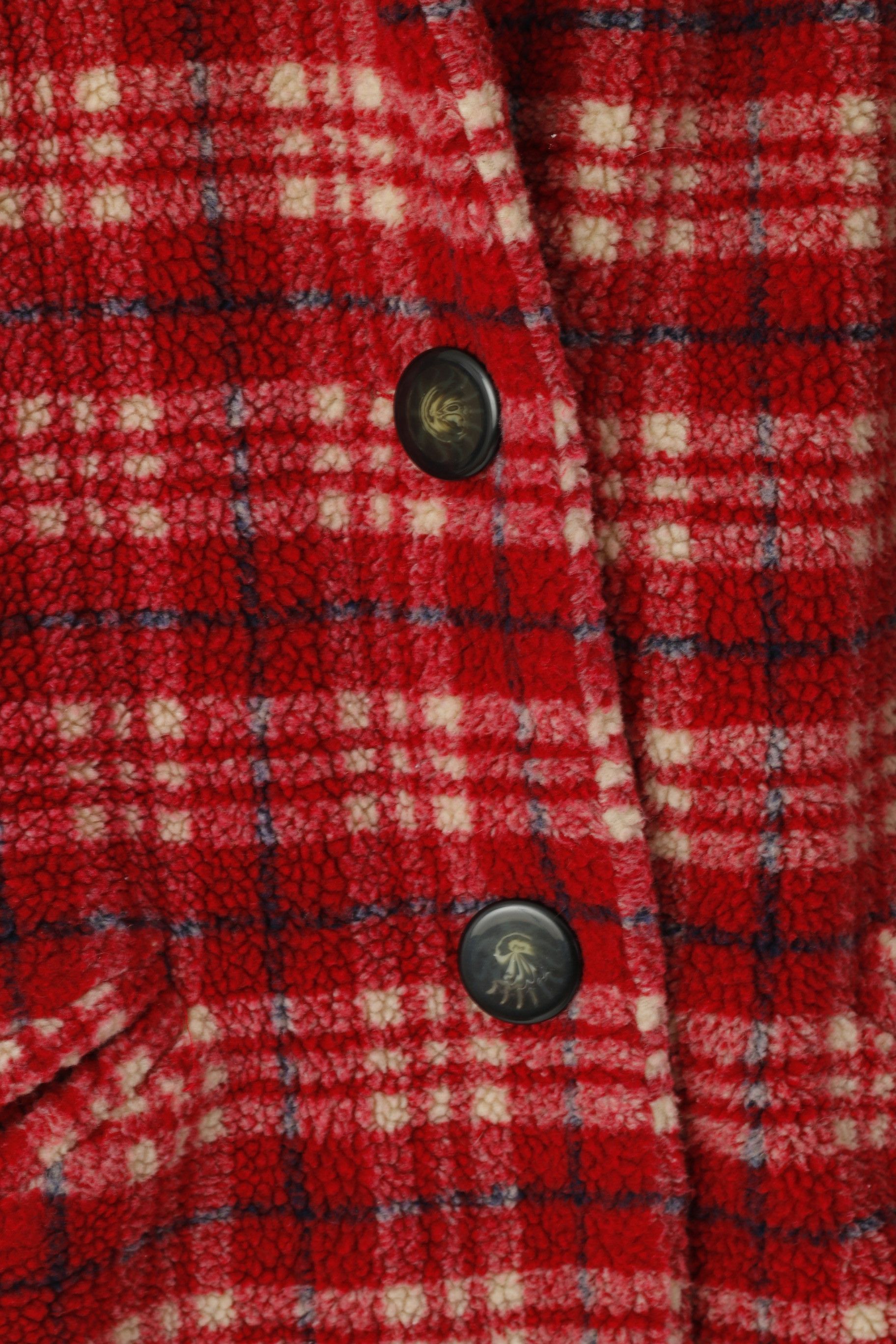 Cotton Traders Cotton Traders Women 16 XL Coat Red Check Fleece 3152 Size XL / US 12-14 / IT 48-50 - 6 Thumbnail