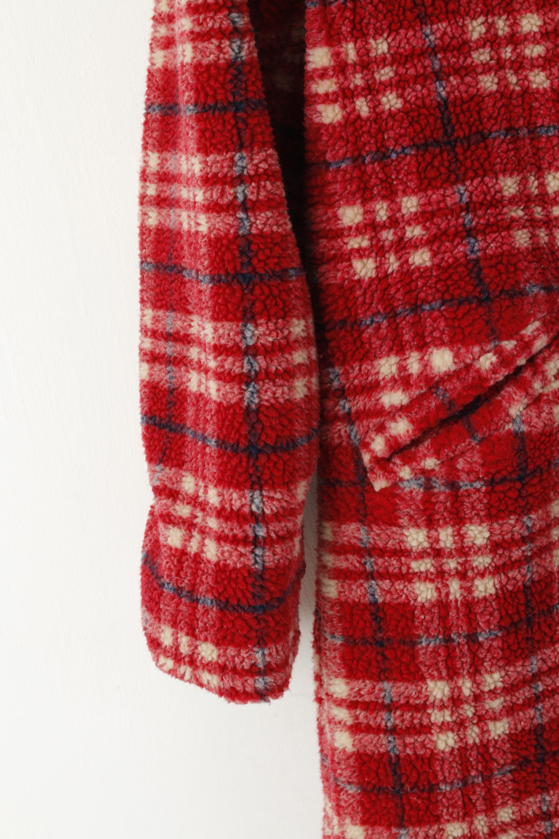 Cotton Traders Cotton Traders Women 16 XL Coat Red Check Fleece 3152 Size XL / US 12-14 / IT 48-50 - 7 Thumbnail