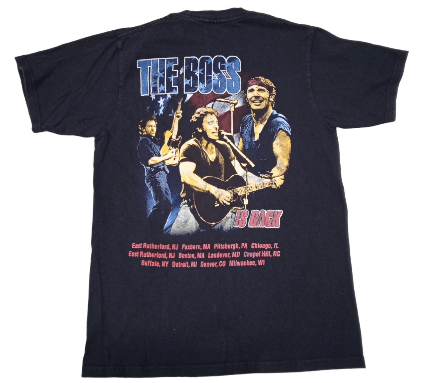 Vintage Vintage 2000s Bruce Springsteen T Shirt raptees Size US M / EU 48-50 / 2 - 2 Thumbnail