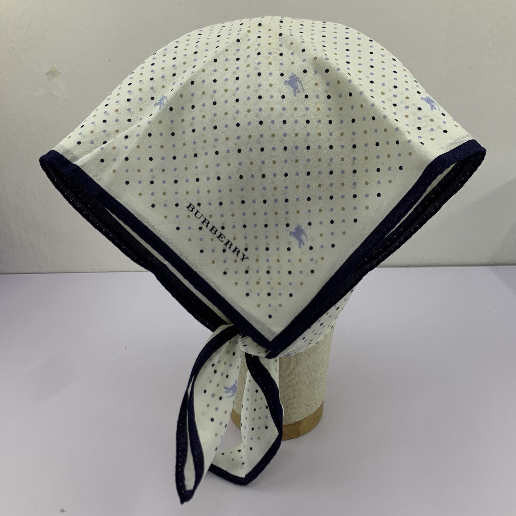 Burberry Vintage Burberry Headscarf,Neckerchief,Handkerchief-1022 Size ONE SIZE - 3 Thumbnail