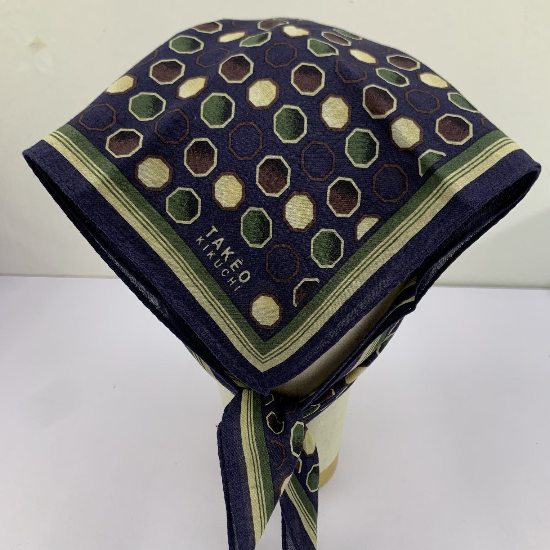Takeo Kikuchi Vintage Takeo Kikuchi Headscarf, Handkerchief-1002 Size ONE SIZE - 3 Thumbnail