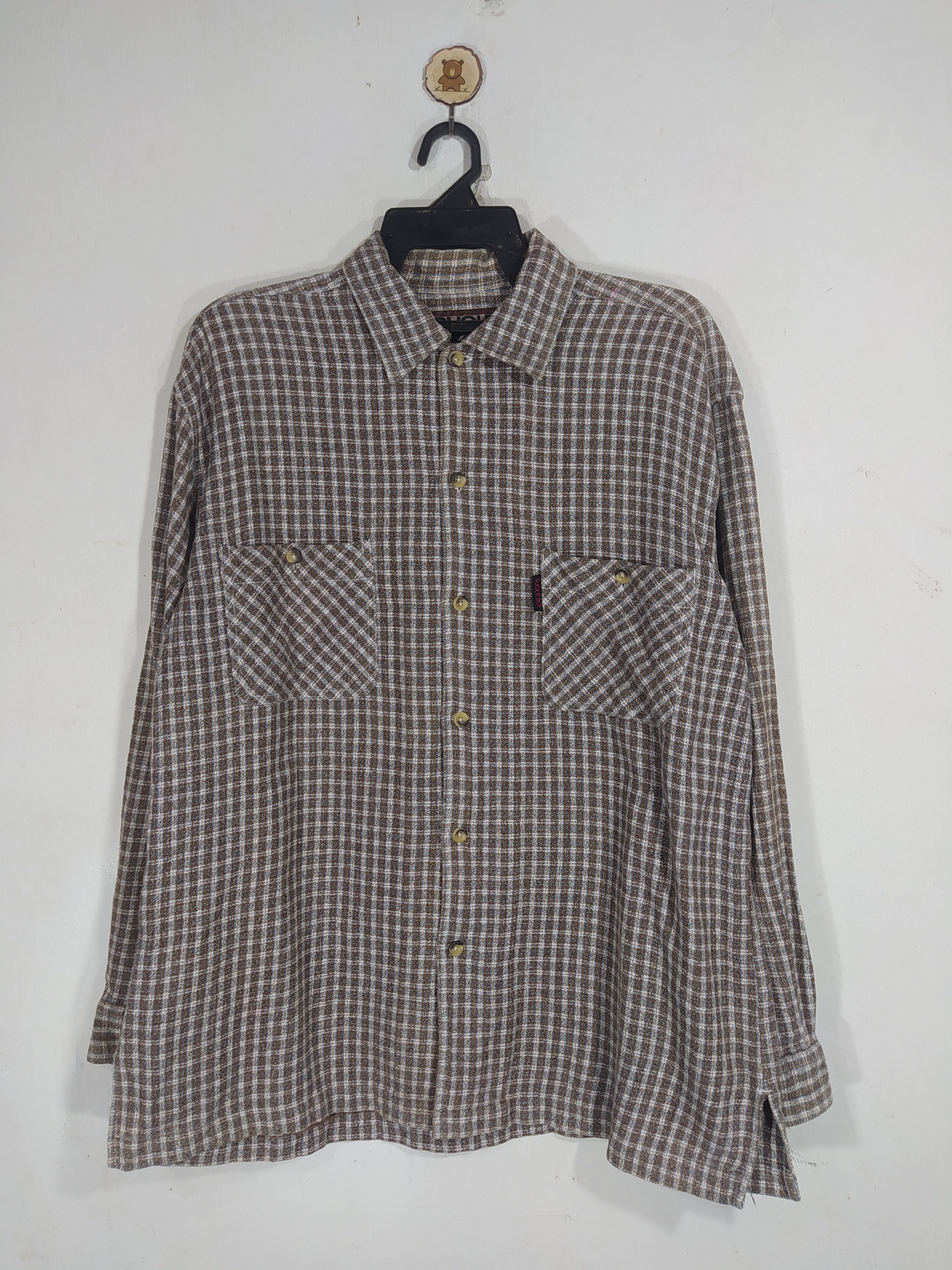 Bugle Boy × Flannel × Vintage Vintage Bugle Boy Flannel Size US L / EU 52-54 / 3 - 1 Thumbnail