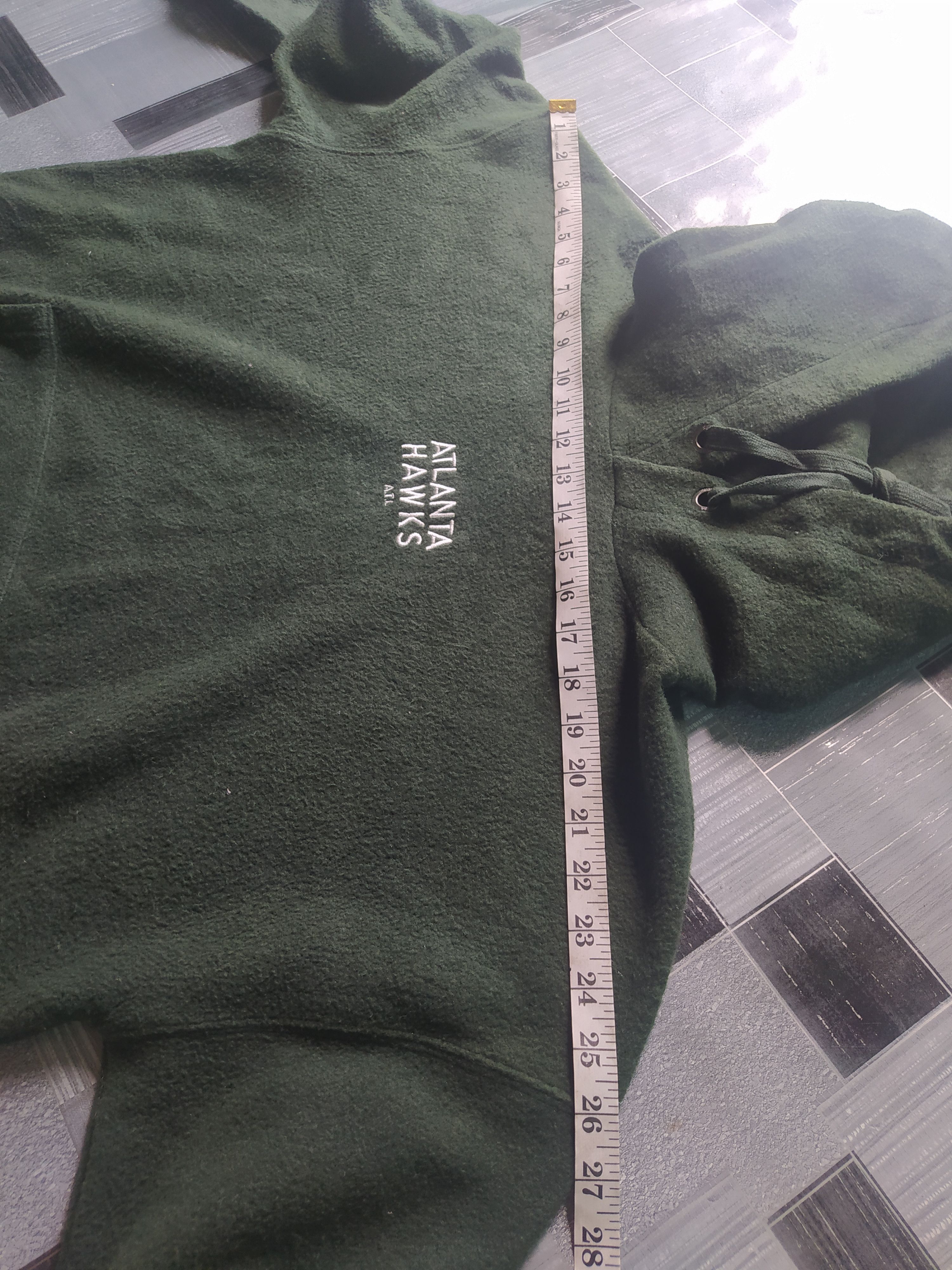 Japanese Brand Nba Atlanta Hawk Embroidery Logo Fleece Hoodie Size US M / EU 48-50 / 2 - 11 Thumbnail