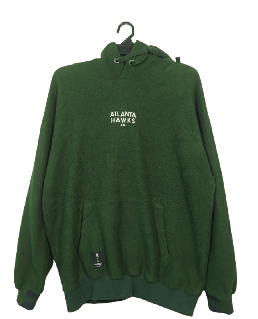 Japanese Brand Nba Atlanta Hawk Embroidery Logo Fleece Hoodie Size US M / EU 48-50 / 2 - 1 Thumbnail