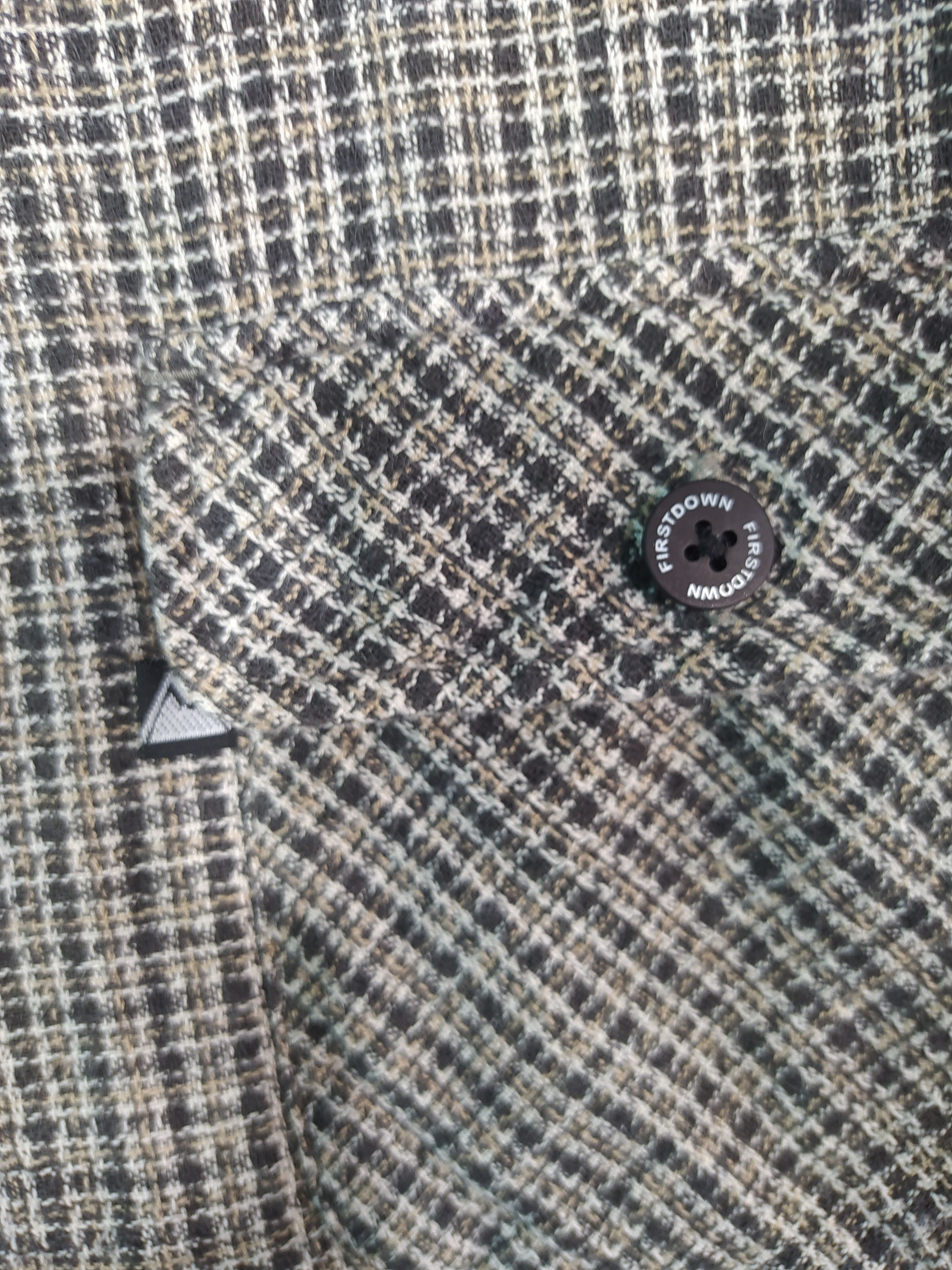 Japanese Brand First Down flannel Zipper Size US M / EU 48-50 / 2 - 3 Thumbnail
