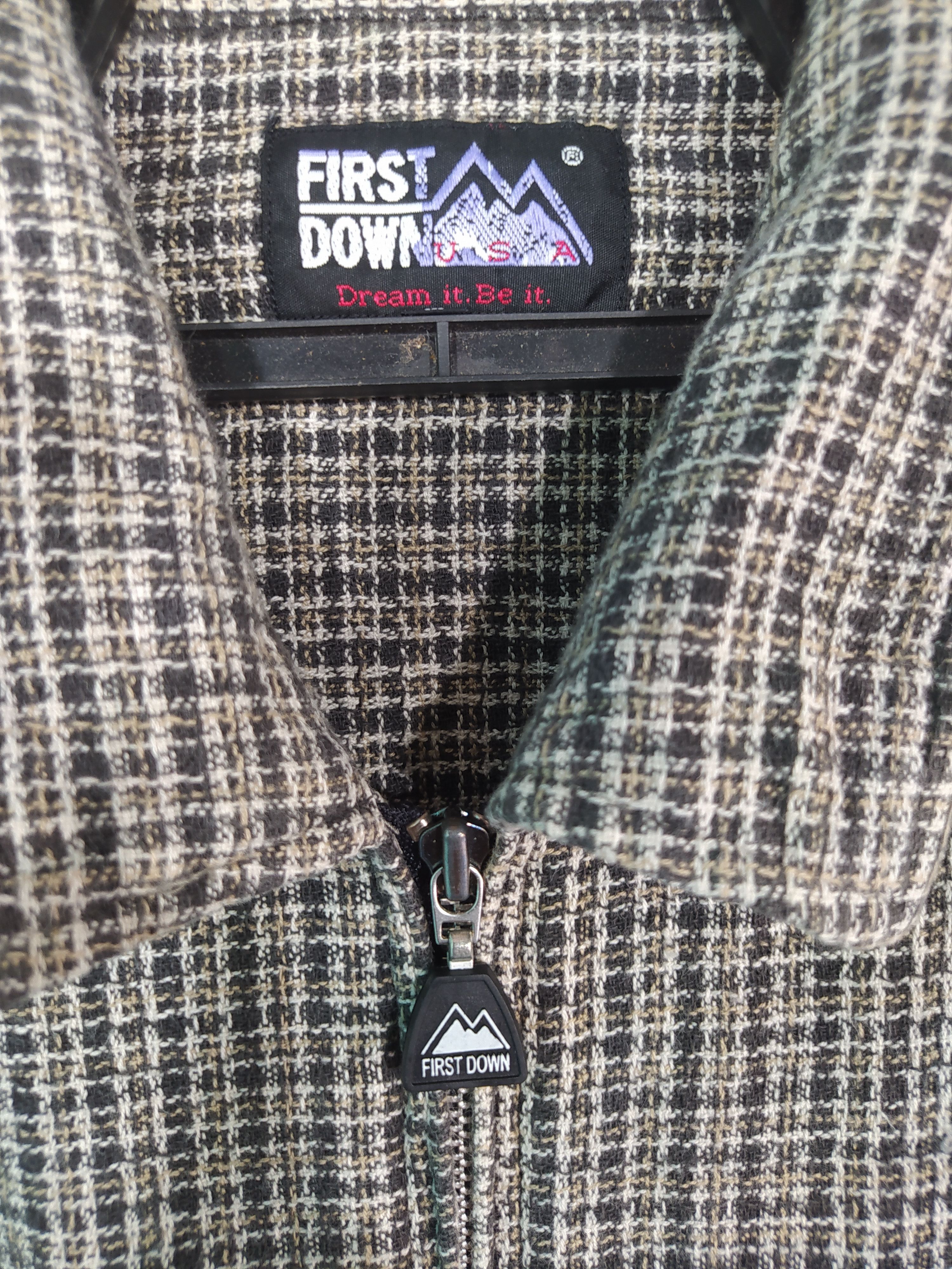 Japanese Brand First Down flannel Zipper Size US M / EU 48-50 / 2 - 4 Thumbnail