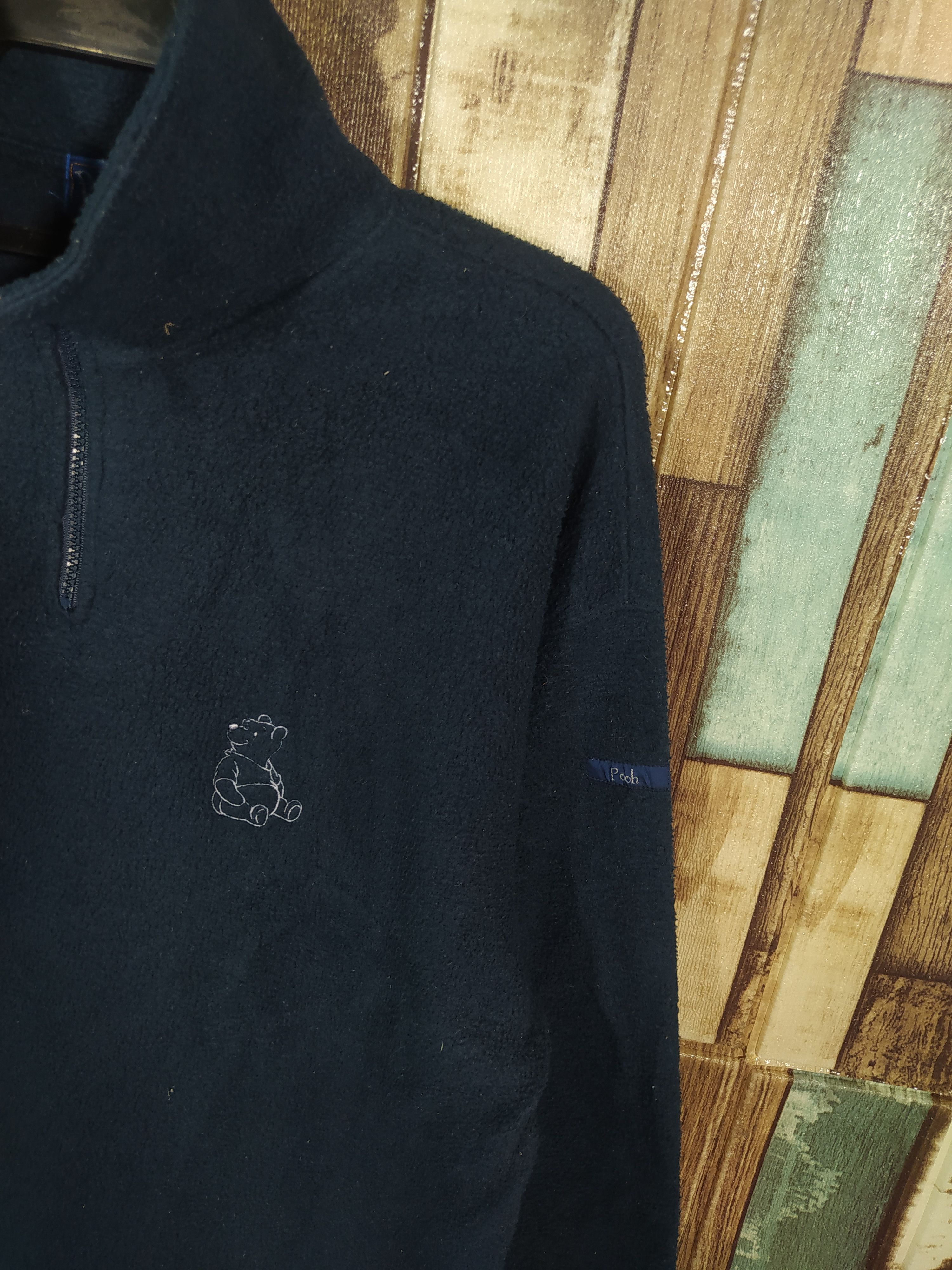 Vintage Vintage Pooh Fleece half Zipper Size US L / EU 52-54 / 3 - 2 Thumbnail