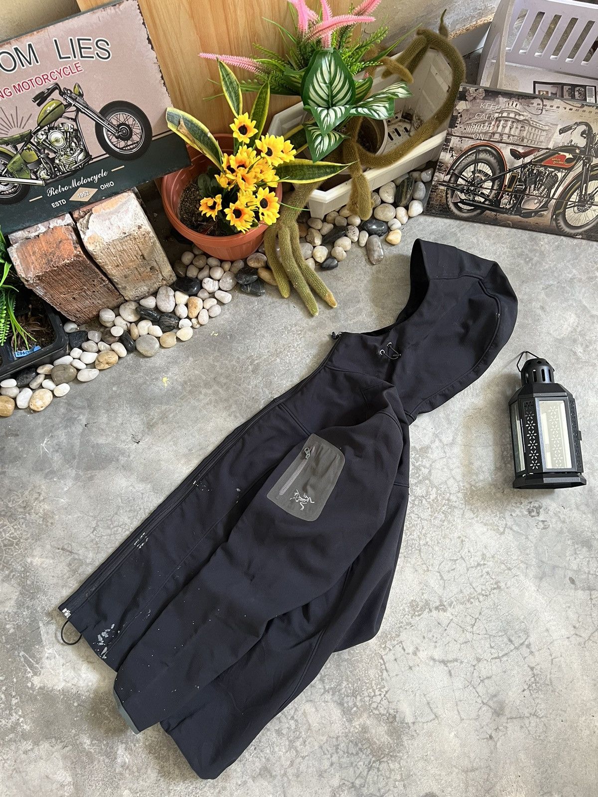Arc'teryx Steals 🏴‍☠️ Arc'Teryx Soft Shell Cap Hoodie Black Jacket Size XL / US 12-14 / IT 48-50 - 20 Thumbnail