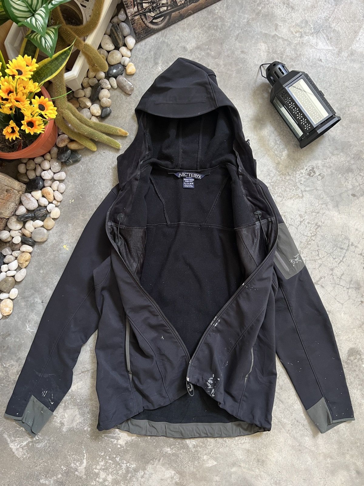 Arc'teryx Steals 🏴‍☠️ Arc'Teryx Soft Shell Cap Hoodie Black Jacket Size XL / US 12-14 / IT 48-50 - 6 Thumbnail
